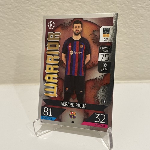 Topps Match Attax 2022 2023 - Gerard Pique Warrior #141 Ll