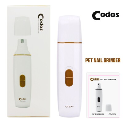 Pet Dog Cat Nail Trimmer Nails Grooming Tool Grinder Electric Clipper Grinding