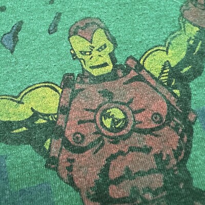 Vintage Rare Faded Japanese Marvel Shirt Mad Engine Ironman Sz XL Distressed