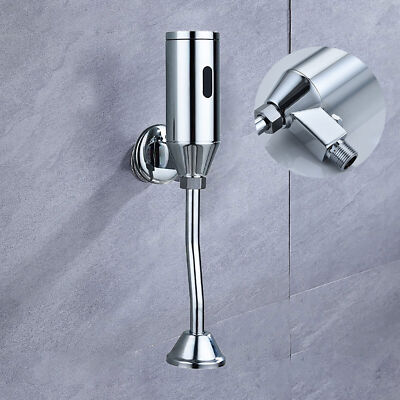 Touchless Automatic Urinal Flush Valve Wall Mounted Bathroom Toilet Flush Valve