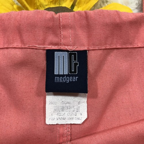 Medgear Womens Scrub Pants Size S Peach Drawstring Waist bs4282