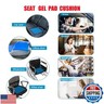 LisylineAuto Motorcycle Seat Gel Pad Comfort Shock Absorption Mats Soft Cooling Seat Pad Car Driver Passenger Motorcycle Long Driving Seat Foam Office Chair Home Seat Gel Cushion (48 x 35 x 2cm)