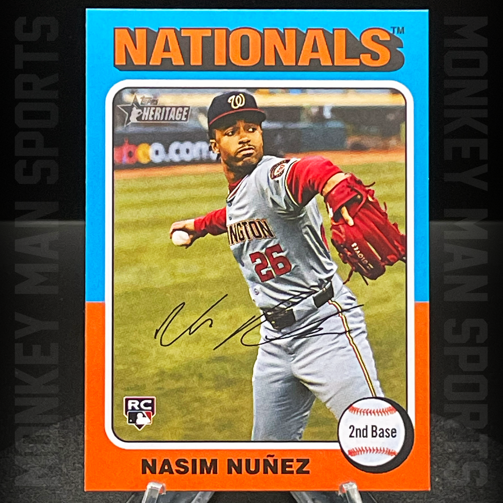 2024 Heritage - Nasim Nunez Rookie RC - #687 NATIONALS MINT