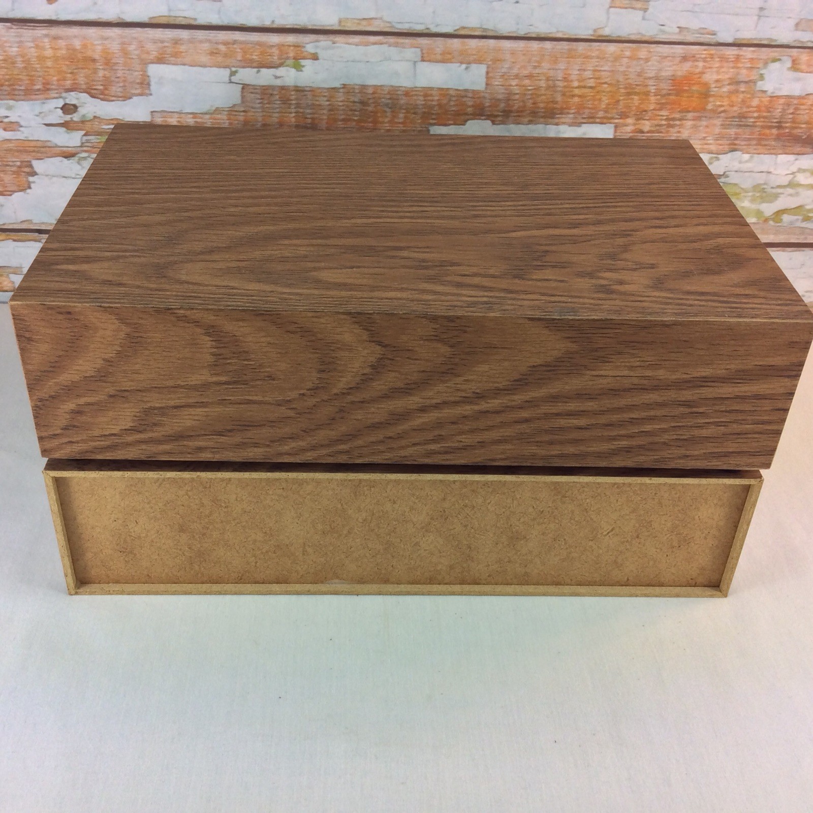 Vintage Audio Cassette Tape 3 Drawer Wood Grain Cabinets Qty 2 Cases 36 Each