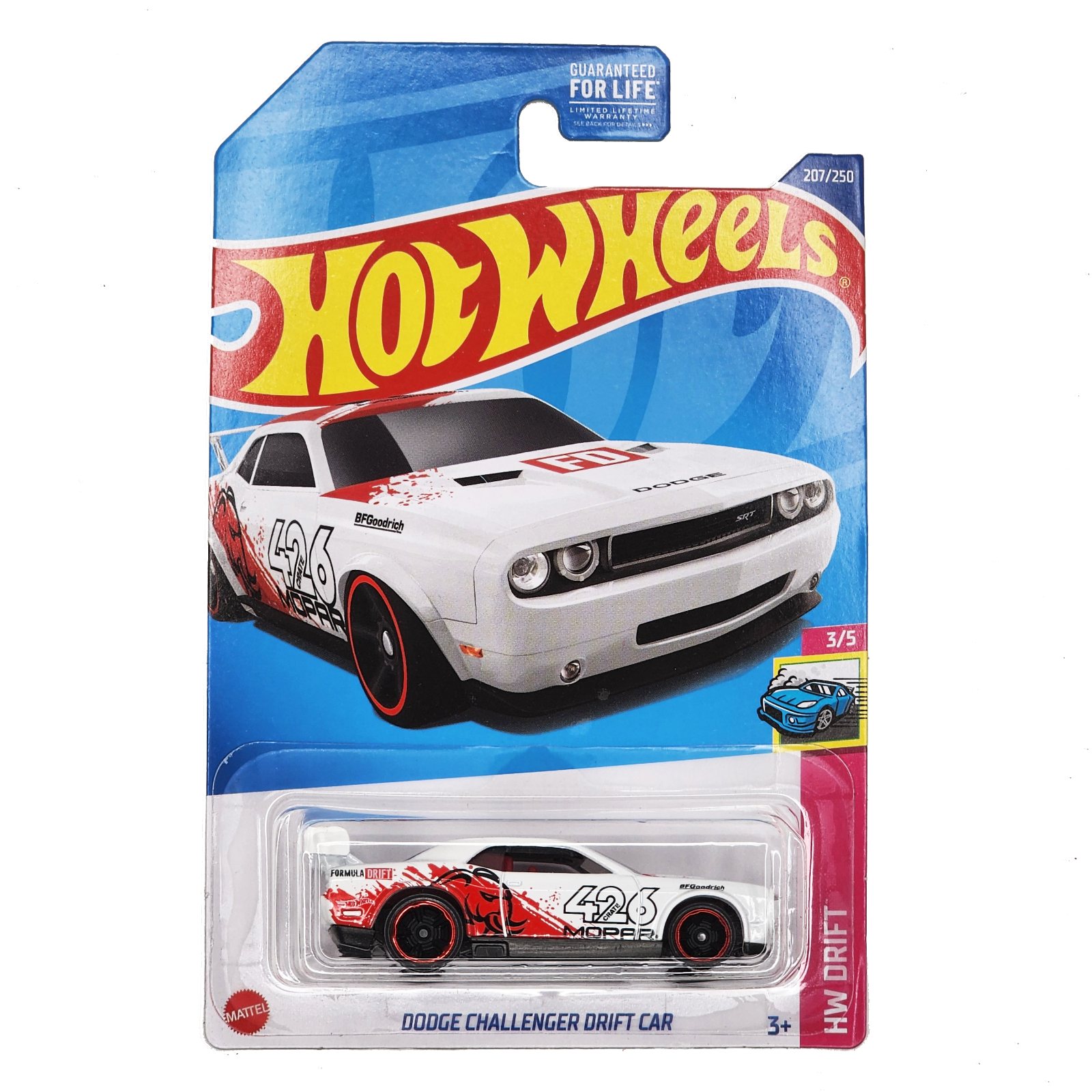 【超新作】 HOT WHEELS Dodge Challenger Drift White Car HW Drift Mopar 乗用車