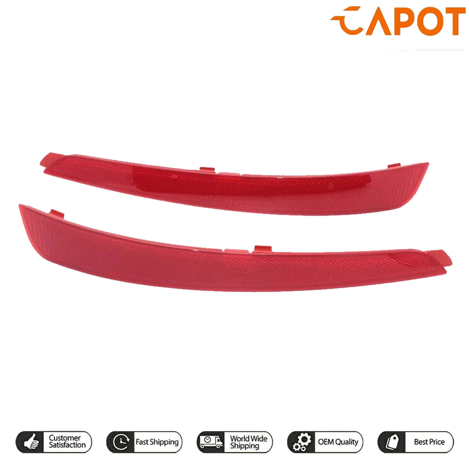 Per Skoda Octavia MK3 Riflettore paraurti posteriore Paio 5E5945105 5E5945106