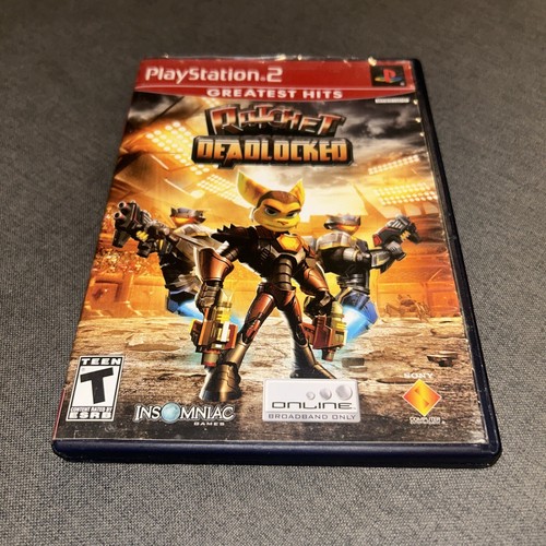 PlayStation 2 PS2 Game Ratchet Deadlocked CIB Complete In