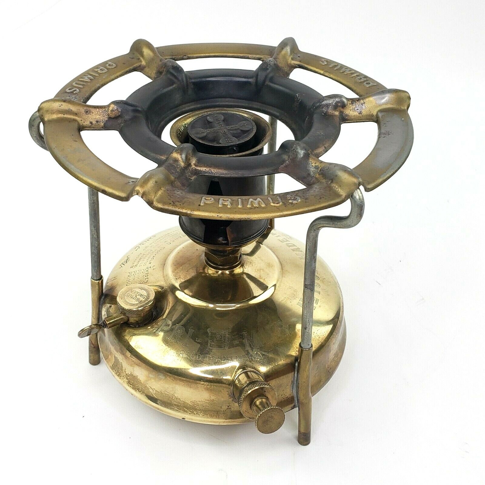 Primus No. 100 Swedish Brass Camping Stove Box + Extras PartsのeBay公認海外