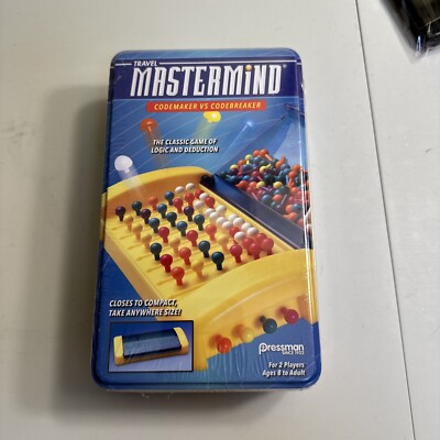 NEW Travel Game Mastermind Codemaker vs Codebreaker Game of Logic & Deduction