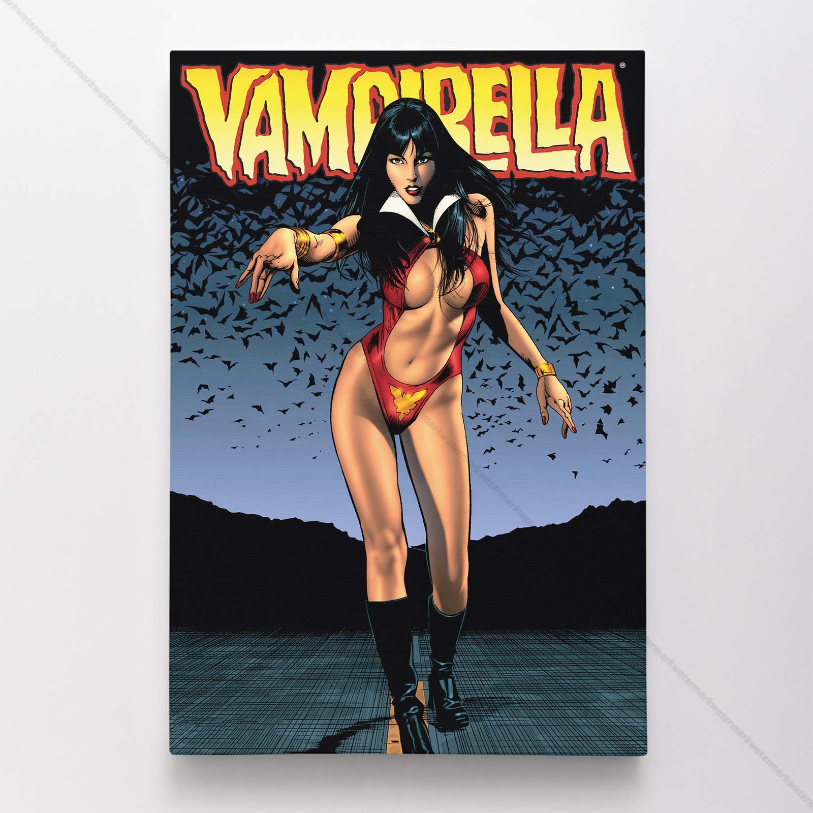 Vampirella Poster Canvas Vampire Comic Book Cover Art Print #602
