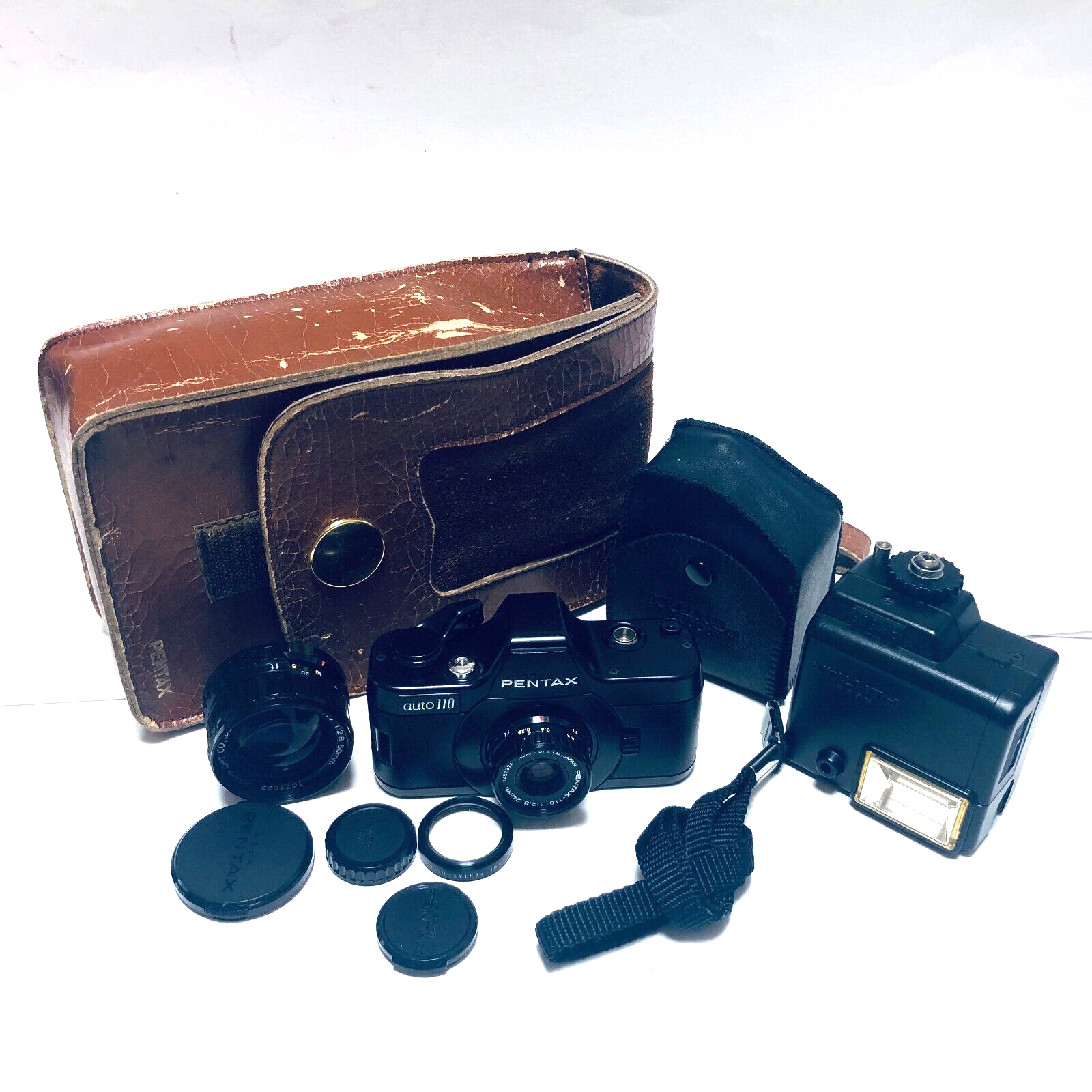 Pentax auto 110 レンズセット 箱付 Pentax auto 110 レンズセット 箱付 🍙Exc+8 w/RARE Genuine bag🍙