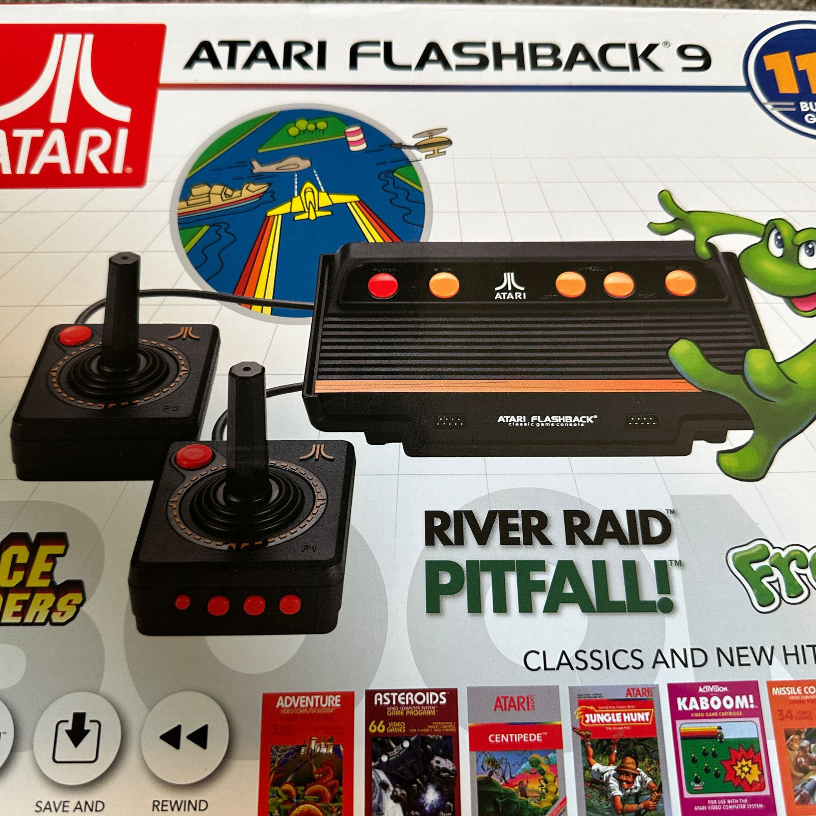 Atari Flashback 9 HDMI Retro Console Built-in Games 1200 2 Controllers AtGames