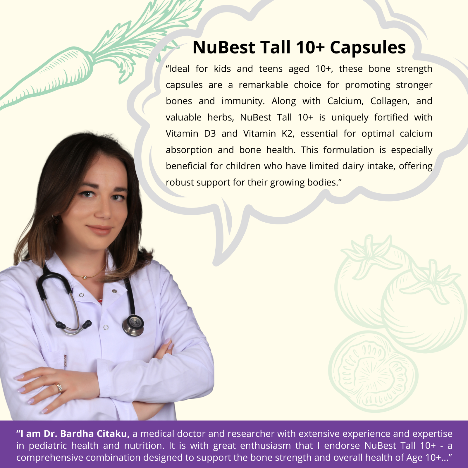 Bundle: NuBest Tall 10+ for Teens & NuBest Tall Kids 90ct for Kids (2-9yrs)