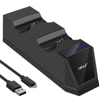 Dual Controller Vertical Stand Charging Dock Station For PS4/PS4 Pro/PS4 Slim