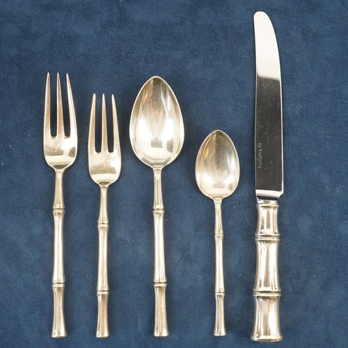 アクセサリー Tiffany&Co. Antique Cutlery Silver Bangl Tiffany & Co. Sterling Silver Bamboo Pattern Flatware Set