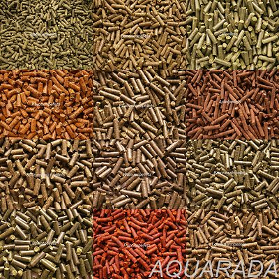 Garnelenfutter 12 sorten MIX 120g Garnelensticks Garnelenpellets Krebse Schnecke