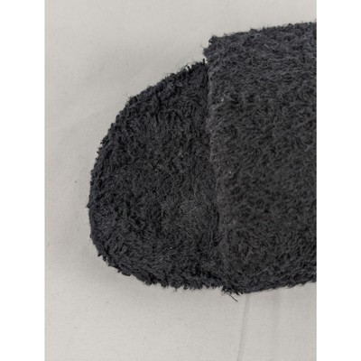 Pre-owned Balenciaga Soft Towel Material Furry Slide In Black/white/red / Q.2 Size 44