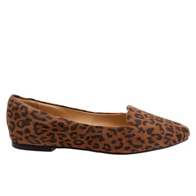 

Trotters Harlowe T1707-925 Женские коричневые широкие кожаные лоферы на плоской подошве, Коричневый, Trotters Harlowe
