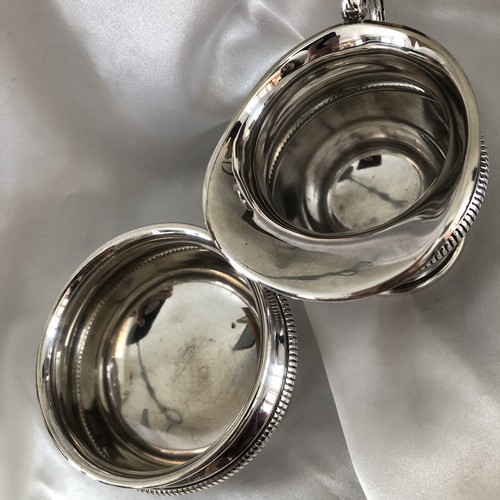 PLEET CREAM SUGAR SILVERPLATE GADROON