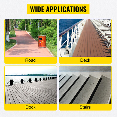 VEVOR 16pcs Solar Driveway Lights 6 LED Outdoor Solar Deck Pathway Lights, IP68