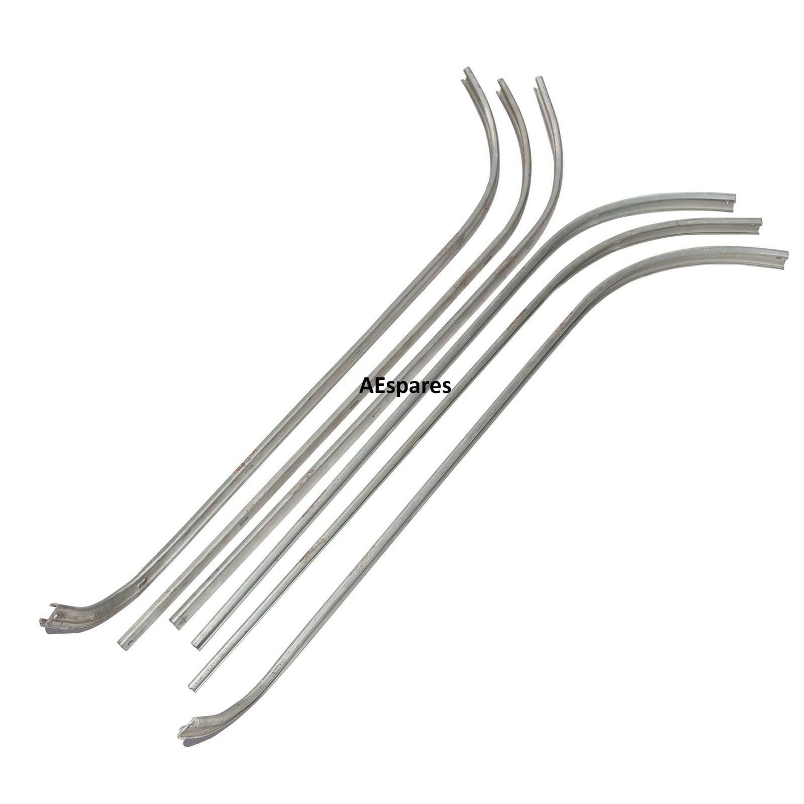 VESPA Footboard Floor Runner Channel Strip Set Alloy PX LML 2T PE EFL  