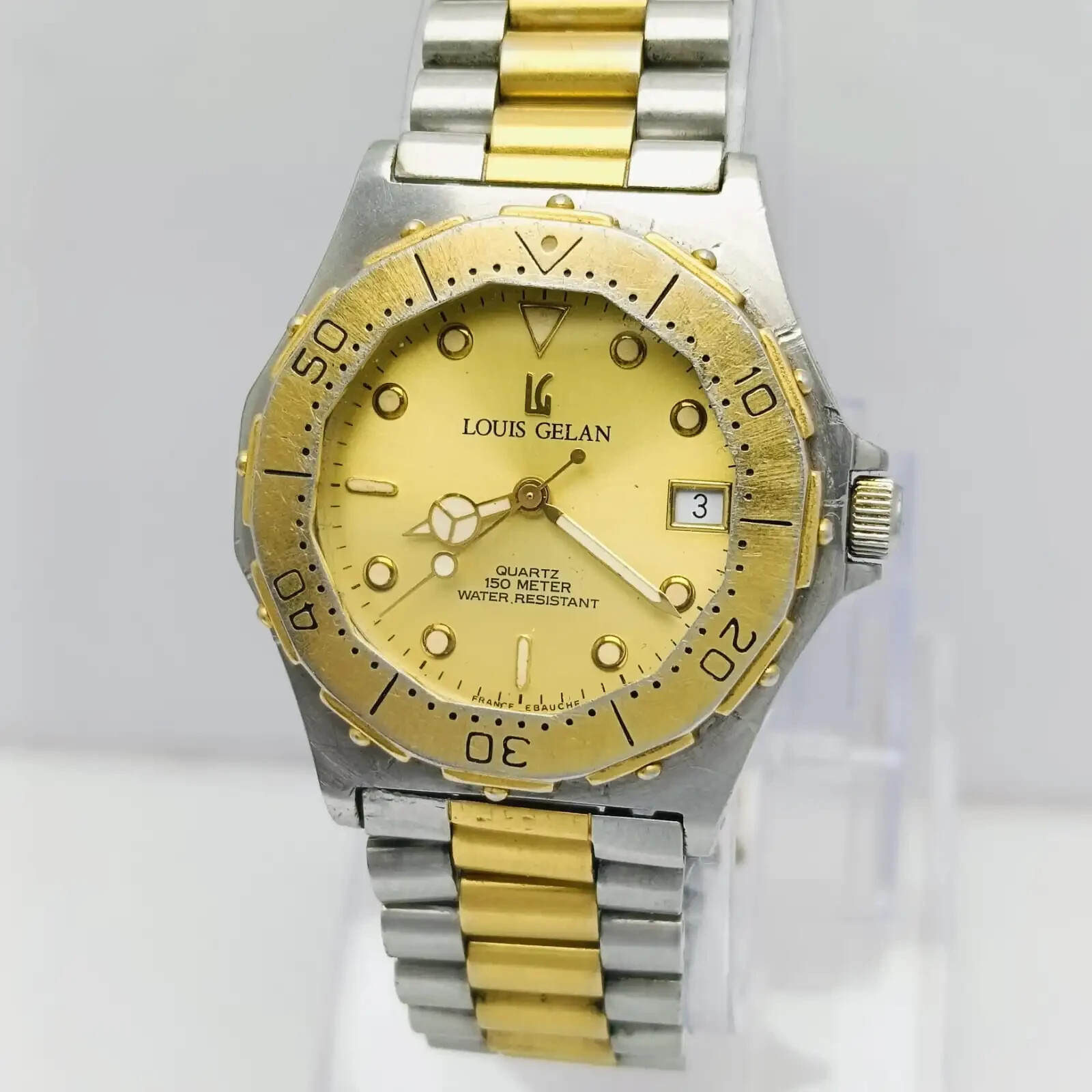 ヴィンテージ90s エルエルビーン 時計ゴールド エルジン 腕時計 999.9