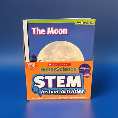 Scholastic SuperScience STEM Instant Activities Activity Pack Grade 1-3 Like New