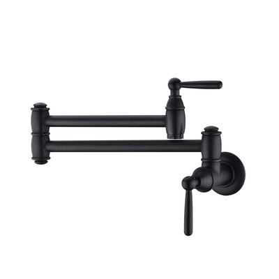 Avola Wall Mount Pot Filler Faucet, Brass Pot Filler Oil Rubbed Bronze ,Resis...