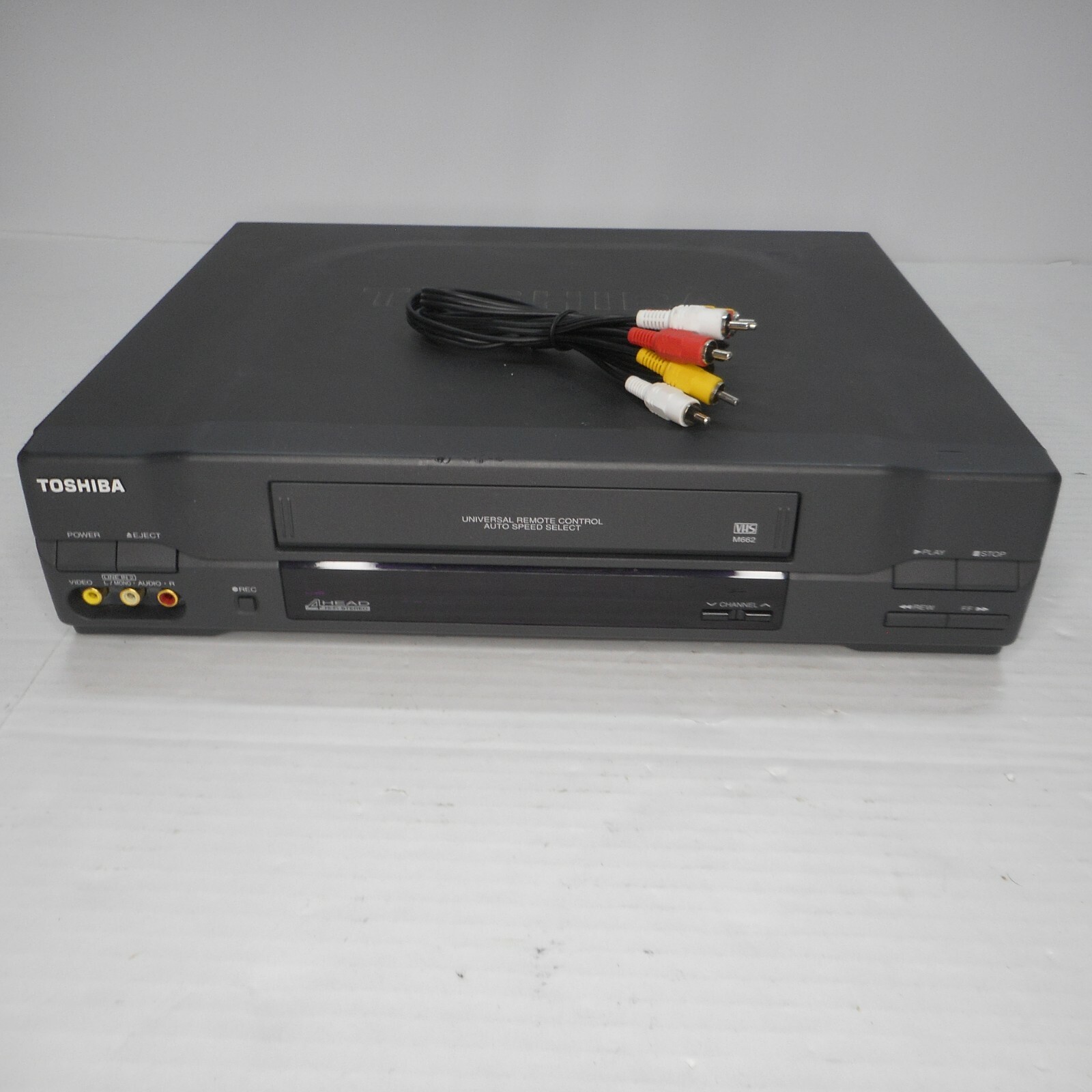 BASS HYPER METHOD4　VHS Sansui 4 Head HiFi VHS VCR Player Recorder Model VHF-6010B