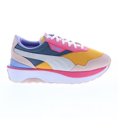 Женские розовые замшевые кроссовки Puma Cruise Rider Candy 38746003 6