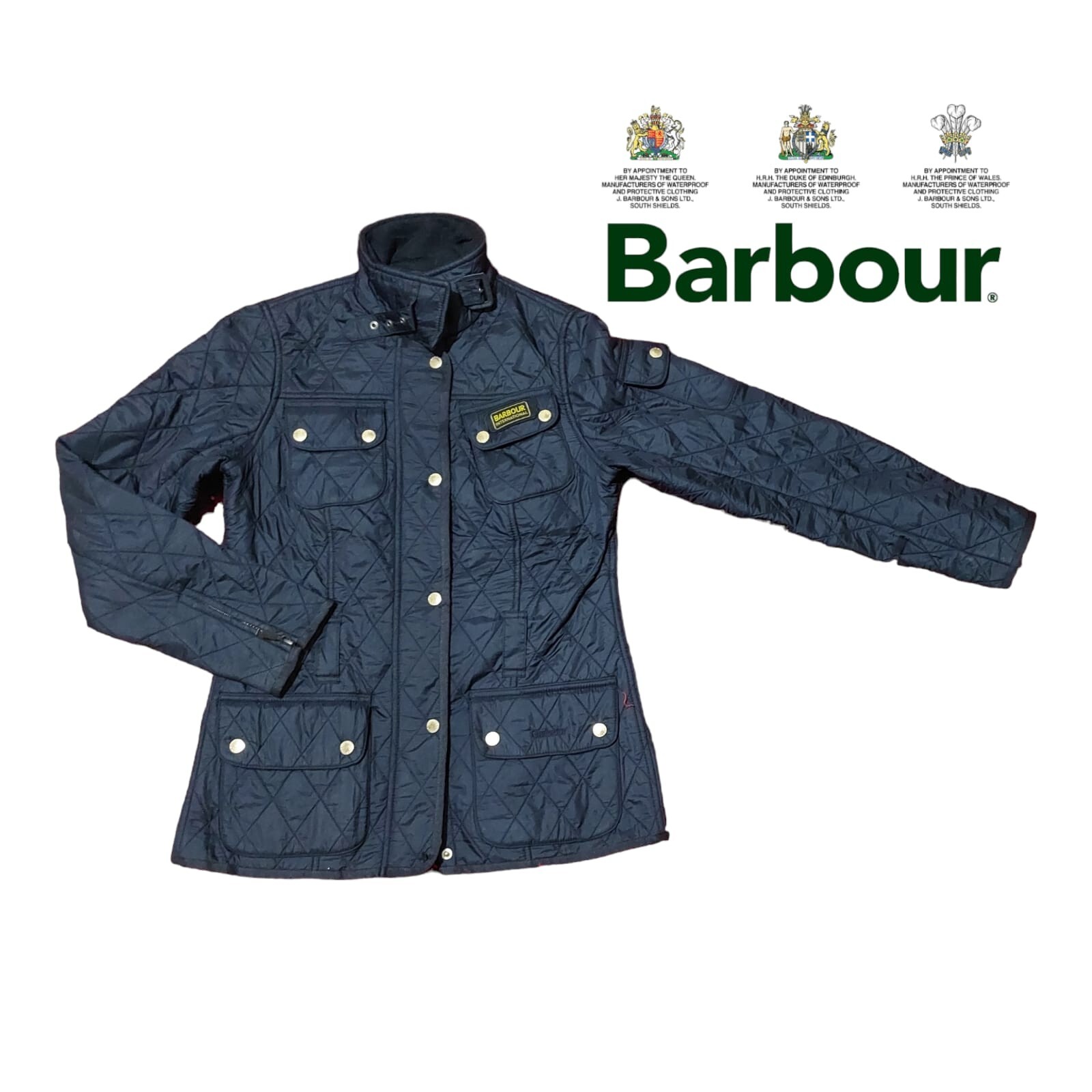 Barbour international slim jacket Sサイズ Barbour International Featherweight breathable Jacket Size S