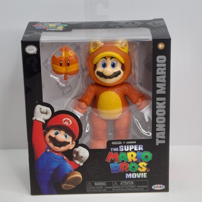 Super Mario Bros Movie TANOOKI MARIO 5  Figure Jakks Pacific New In Box   