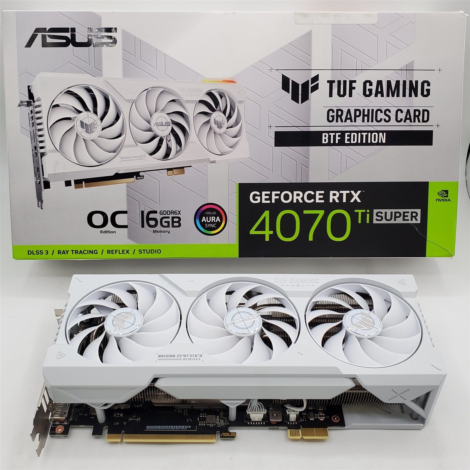 ASUS TUF GeForce RTX 4070 Ti SUPER BTF 白 Amazon.com: ASUS TUF Gaming GeForce RTX™ 4070 Ti Super BTF