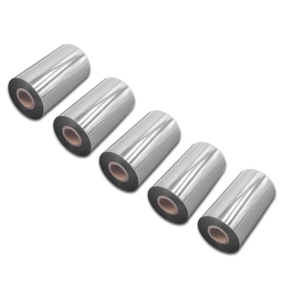 5x Farbband schwarz 110mm x 300m, 1Zoll, 5 > 35°C für Sato CL4NX, CL6NX