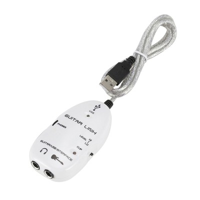 Guitar to USB Interface Link Audio Cable Cord  for PC/ Recording W7U4