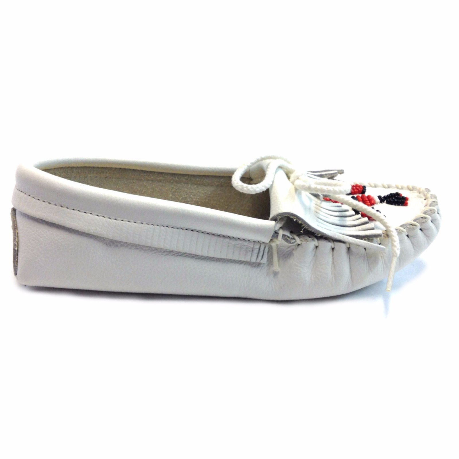 MINNETONKA ホワイト モカシン US6.5 JP23.5cm MINNETONKA ホワイト モカシン US6.5 JP23.5cm Minnetonka White
