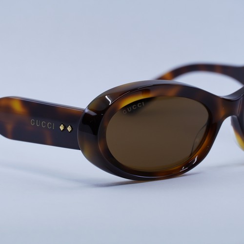 Pre-owned Gucci Gg1527s 002 Havana/brown 54-17-145 Sunglasses Authentic