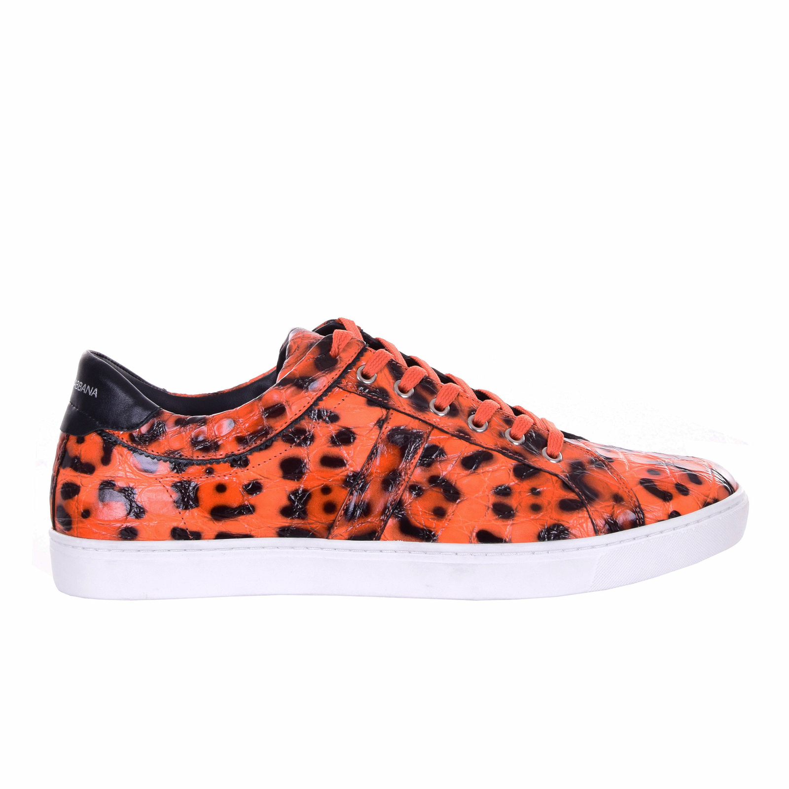 black and orange dolce gabbana sneakers