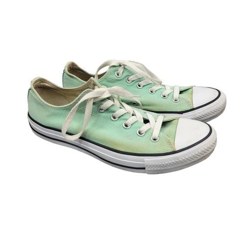 mint green converse low tops