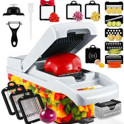 Professional Compact Vegetable Chopper, Veggie Chopper, Chopper Vegetable Cut...