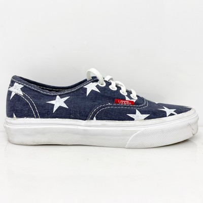 

Vans Boys Off The Wall Синие повседневные кроссовки Кроссовки Размер 1, Синий, Off The Wall