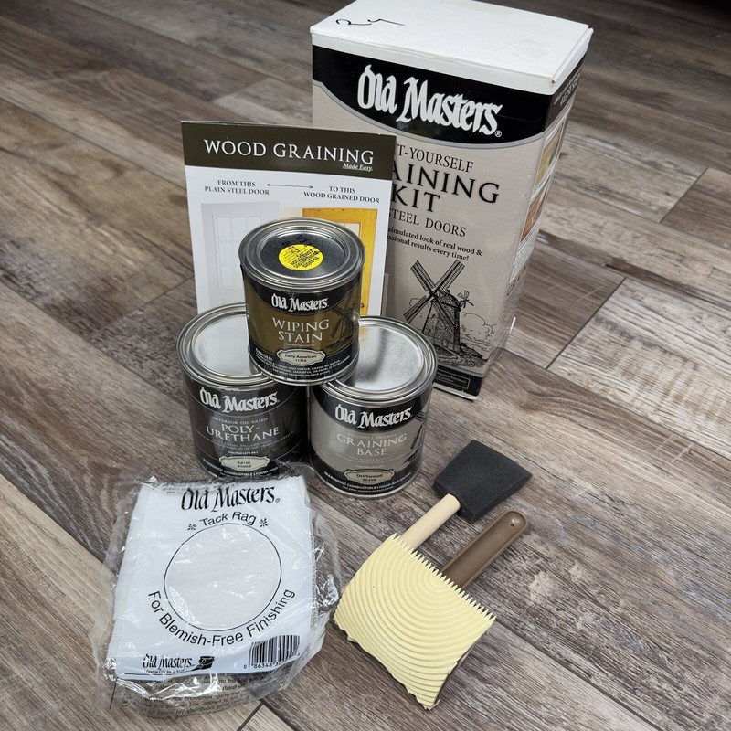 Old Masters Wood Graining Kit Early American Wood Steel Door