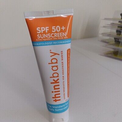 THINKBABY Sunscreen Natural Sunblock, Safe, Water Resistant 