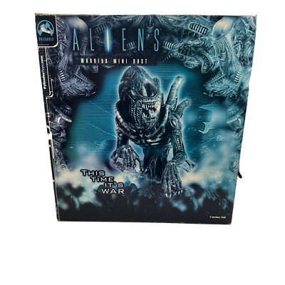 GU Palisades ALIENS WARRIOR 7'' Mini Bust Statue Xenomorph Alien w/ Box Rare