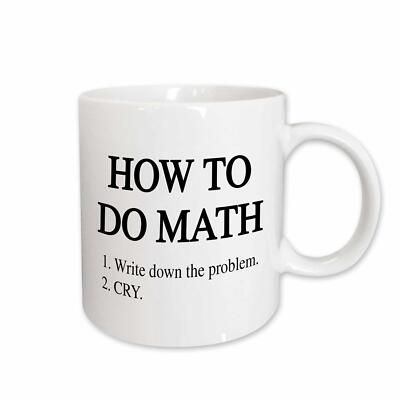 3dRose How to do math Mug