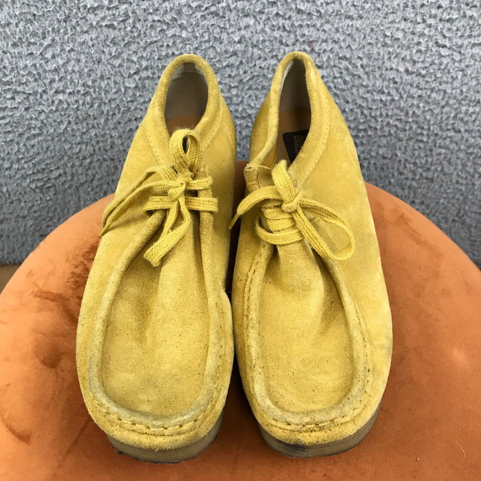 Clarks Originals Mens Yellow Suede Wallabee Shoes Size 7M | eBay Clarks Originals Mens Yellow Suede Wallabee Shoes Size 7M | eBay