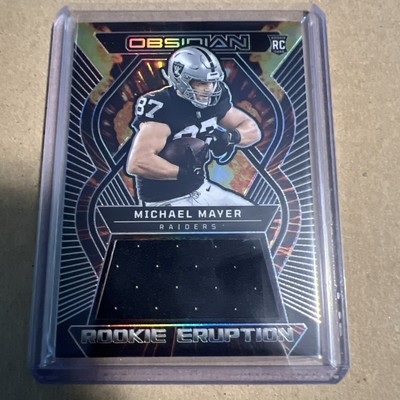 2023 Obsidian Michael Mayer Rookie Eruption /199 Raiders