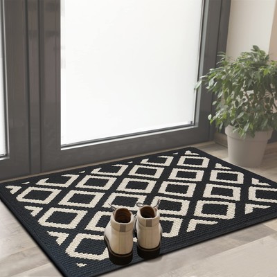 Feivea Indoor Doormat Durable Front Back Door Mat Outdoor Door Rug Resist Dir...