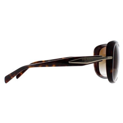 Pre-owned Prada Sunglasses Pr04zsf 2au6e1 Tortoise Brown Gradient Polarized