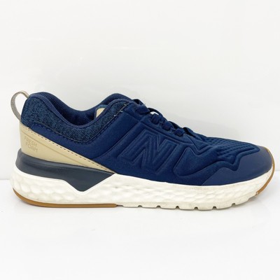 New Balance Boys 515 YH515RNW Синие кроссовки для бега Размер 1,5 м